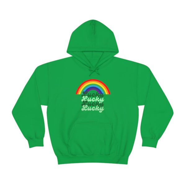 Lucky Rainbow Saint Patrick's Day  | St. Paddy's Day | Shamrock St Paddy's - Hoodie - Image 2