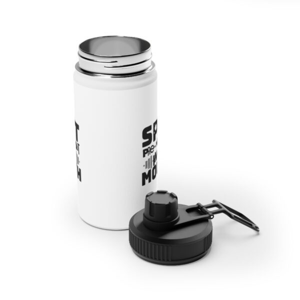 "Spit PreWorkout In My Mouth" - Stainless Steel Water Bottle, Sports Lid - Image 11