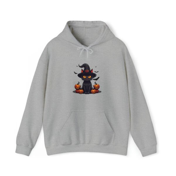 Black Cat Witch | Spooky Season | Halloween | Unisex - Hoodie - Image 2