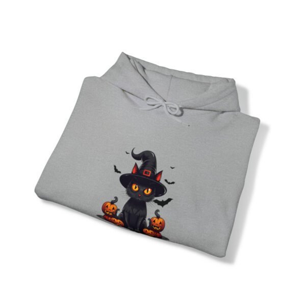 Black Cat Witch | Spooky Season | Halloween | Unisex - Hoodie - Image 3
