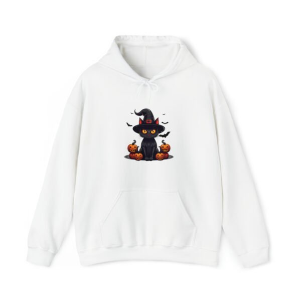 Black Cat Witch | Spooky Season | Halloween | Unisex - Hoodie - Image 4