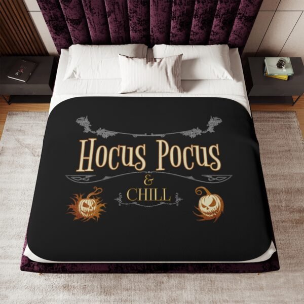 Hocus Pocus & Chill | Witches | Halloween | Cozy - Blanket - Image 4