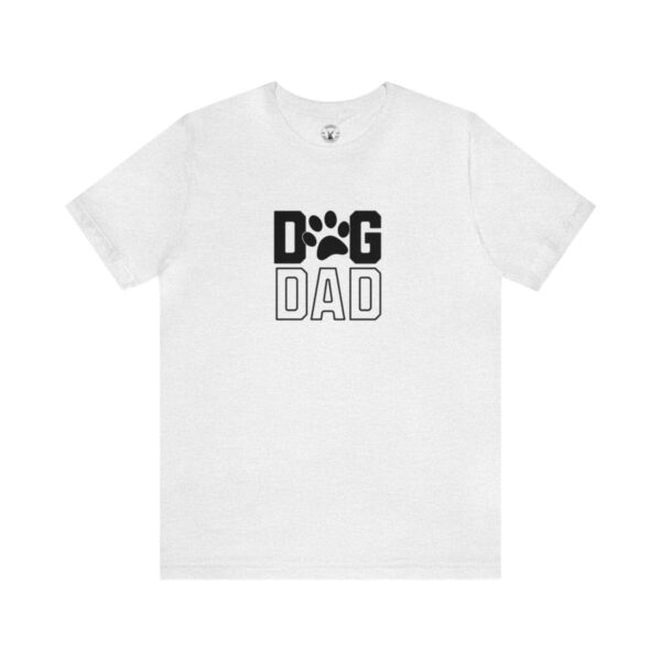 Dog Dad Varsity Print | Vintage | Dog Dad | Dog Parent | Dog Owner - Shirt - Image 3