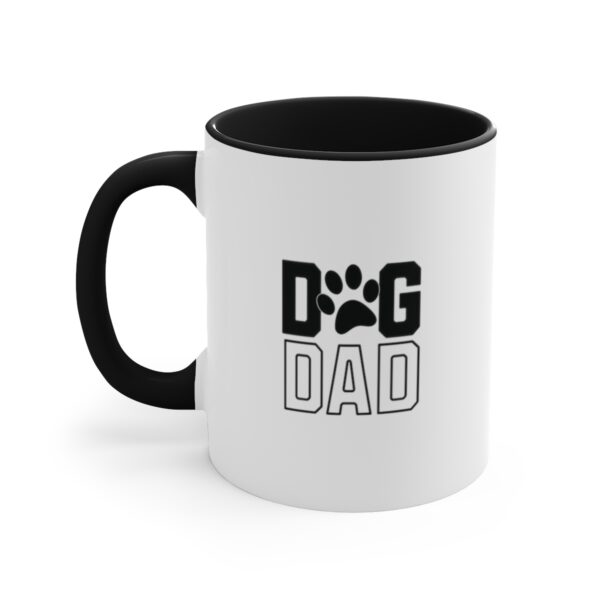 Dog Dad Varsity Style | Dog Owner | Dog Dad Gift - Accent Coffee Mug, 11oz - Image 3