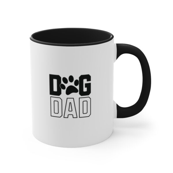 Dog Dad Varsity Style | Dog Owner | Dog Dad Gift - Accent Coffee Mug, 11oz