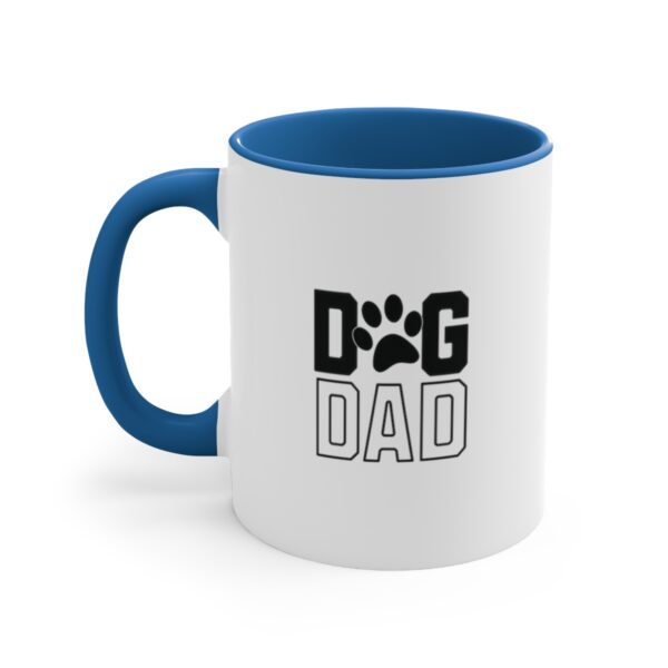 Dog Dad Varsity Style | Dog Owner | Dog Dad Gift - Accent Coffee Mug, 11oz - Image 10