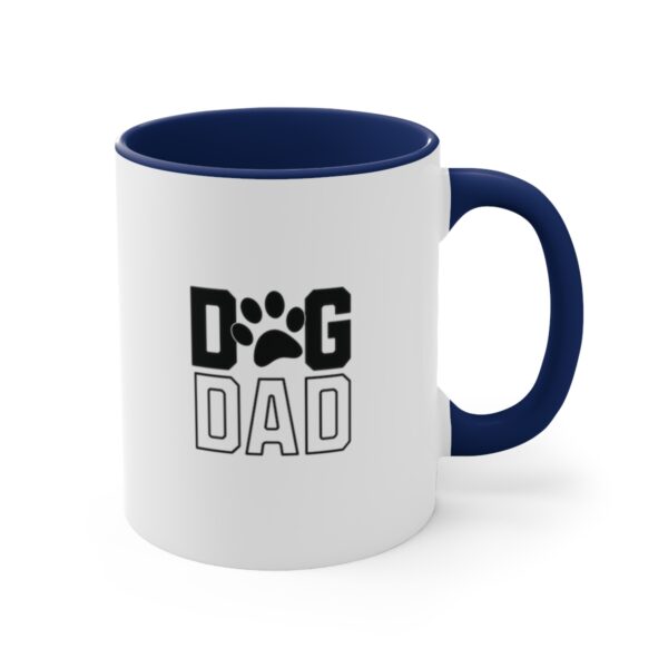 Dog Dad Varsity Style | Dog Owner | Dog Dad Gift - Accent Coffee Mug, 11oz - Image 7