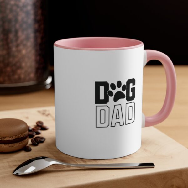 Dog Dad Varsity Style | Dog Owner | Dog Dad Gift - Accent Coffee Mug, 11oz - Image 16