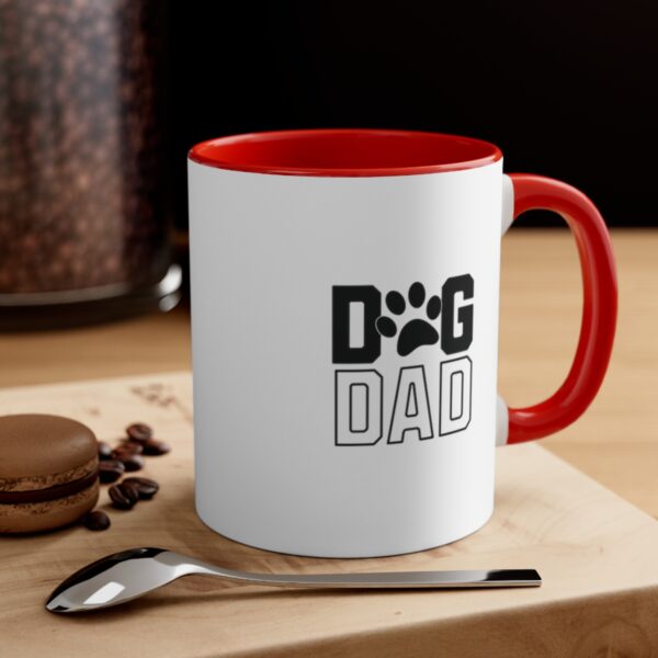 Dog Dad Varsity Style | Dog Owner | Dog Dad Gift - Accent Coffee Mug, 11oz - Image 20