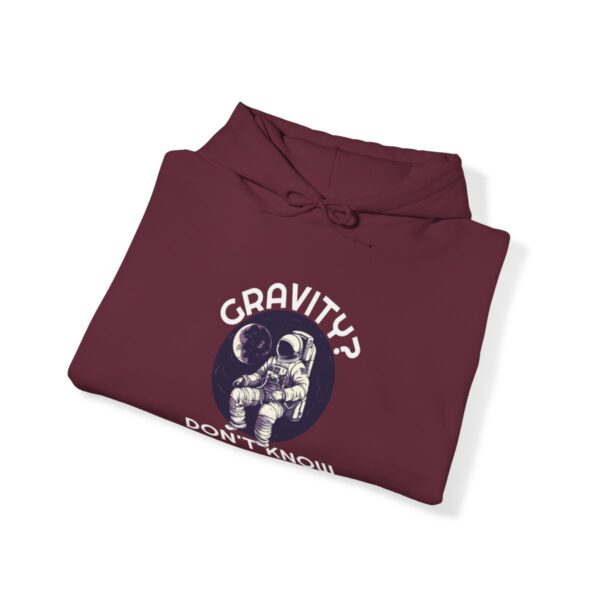 Defying Gravity | Funny Space | Astronaut | Unisex - Hoodie - Image 3