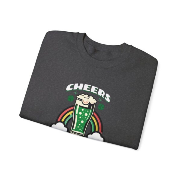 Cheers: Shamrocks & Rainbows | Saint Patrick's Day | Unisex - Sweater - Image 7