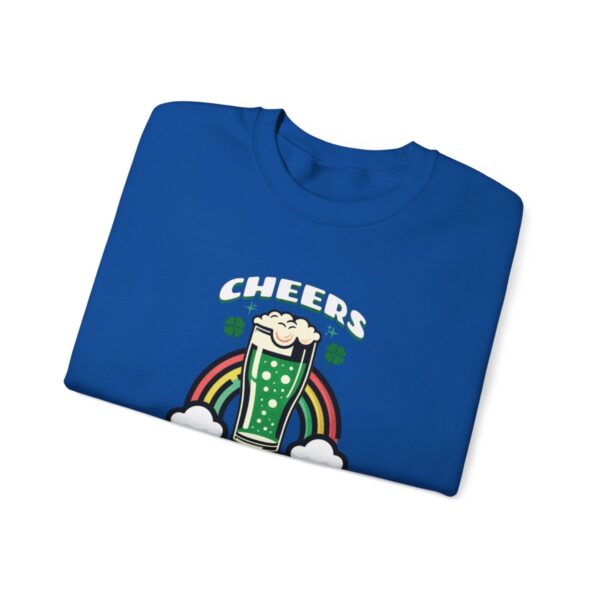 Cheers: Shamrocks & Rainbows | Saint Patrick's Day | Unisex - Sweater - Image 9