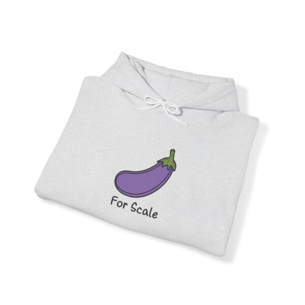 Eggplant For Scale | Size Matters | Funny - Hoodie - Image 3