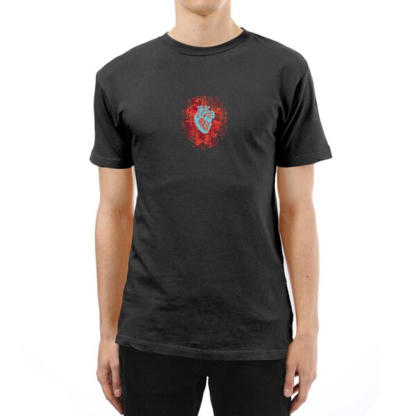 Core Innovation | Technology | Heart Graphic | Cybernetic | Unisex - Vintage Crewneck Tee - Image 7