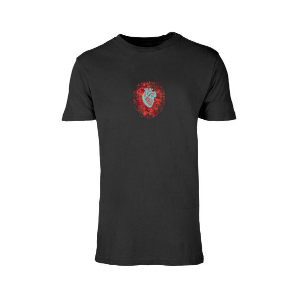 Core Innovation | Technology | Heart Graphic | Cybernetic | Unisex - Vintage Crewneck Tee - Image 2