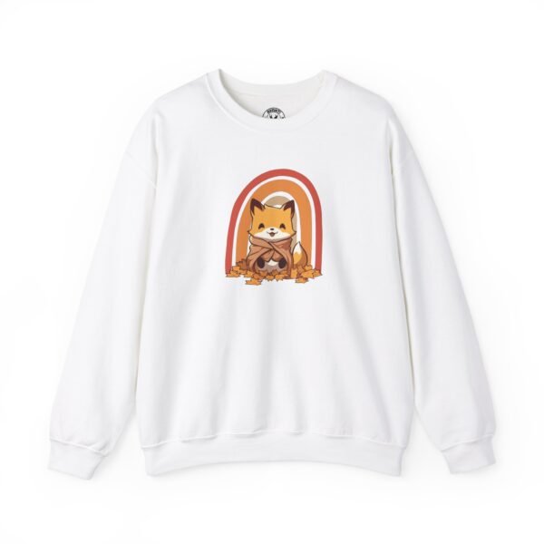 Cozy Fall Fox | Cute Fox Autumn Sweater | Fall Leaves | Unisex - Sweater - Image 10