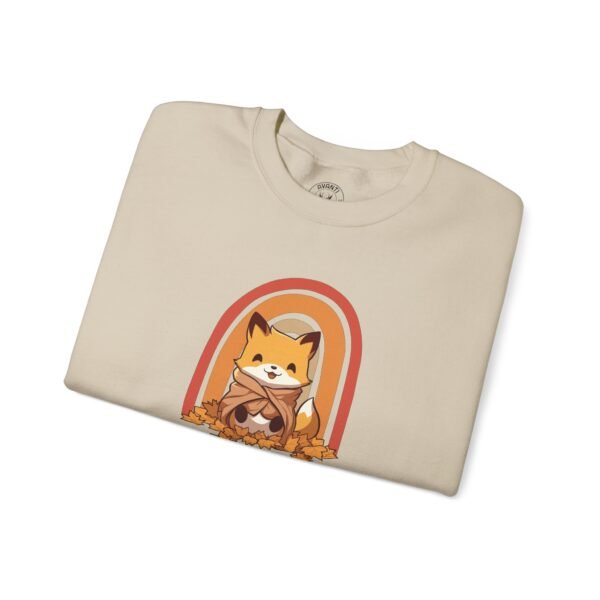 Cozy Fall Fox | Cute Fox Autumn Sweater | Fall Leaves | Unisex - Sweater - Image 7