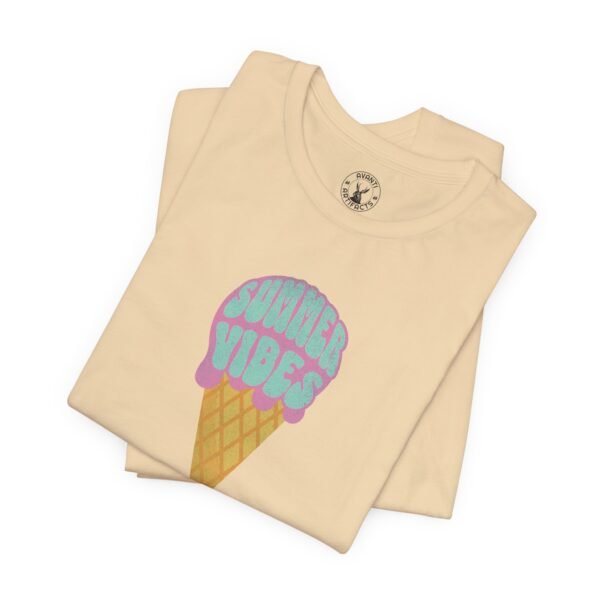 Summer Vibes Retro Ice Cream Cone | Summer Apparel | Summer Tee | Unisex - Shirt - Image 11