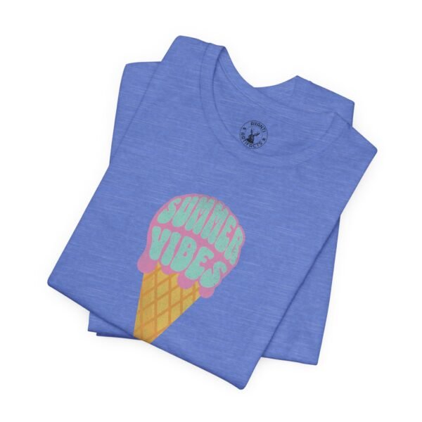 Summer Vibes Retro Ice Cream Cone | Summer Apparel | Summer Tee | Unisex - Shirt - Image 7