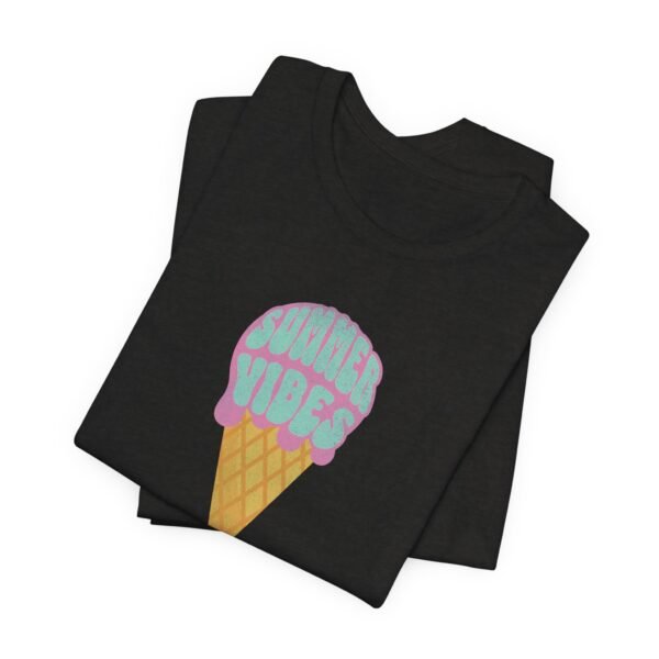 Summer Vibes Retro Ice Cream Cone | Summer Apparel | Summer Tee | Unisex - Shirt - Image 13