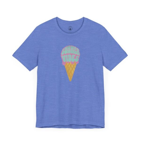 Summer Vibes Retro Ice Cream Cone | Summer Apparel | Summer Tee | Unisex - Shirt - Image 6