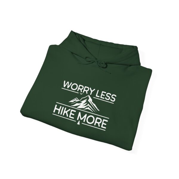 Worry Less Hike More | Nature Lover | Hiking Sweater | Unisex - Hoodie - Image 3