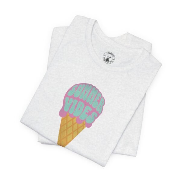 Summer Vibes Retro Ice Cream Cone | Summer Apparel | Summer Tee | Unisex - Shirt - Image 9