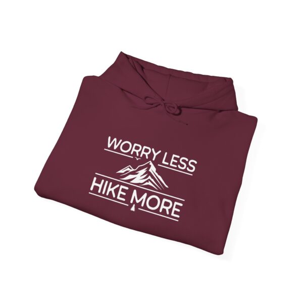 Worry Less Hike More | Nature Lover | Hiking Sweater | Unisex - Hoodie - Image 9