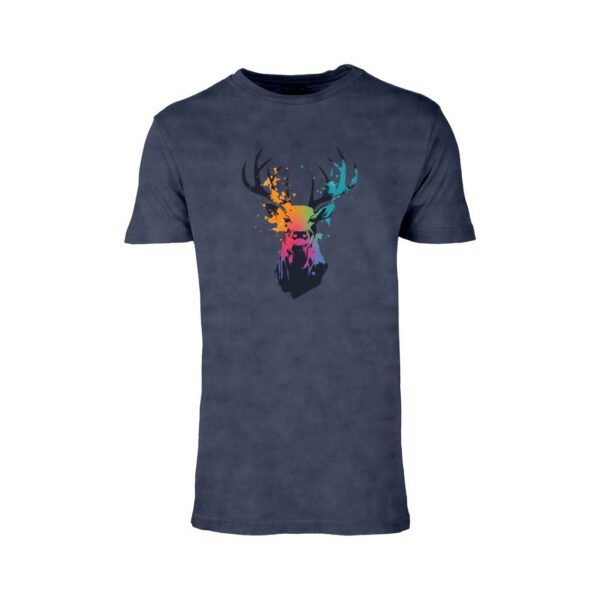 Prismatic Stag | Deer Tee | Wilderness Shirt - Unisex Vintage Crewneck Tee - Image 2