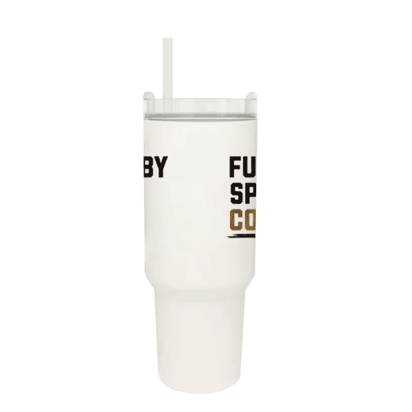 Fueled by Spite & Coffee | Coffee Lover Mug | Coffee Mug Gift - 40oz Quencher Tumbler - Image 3